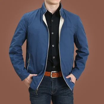 קמפינג מעיל קוריאני אופנה האנושי גרם והברדסים Windproof חדש מעילים וג ' קטים מעיל רוח Outerwears המחבל זכר
