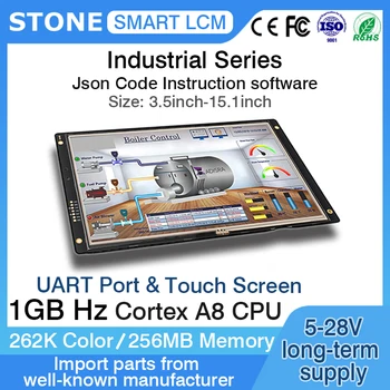 אבן 3.5 ל 10.4 אינץ HMI סדרתי תצוגת LCD מודול עם תוכנית + מסך מגע עבור Arduino אוטומציה ובקרה תעשייתית