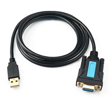 USB to RS232 Adapter עם PL2303 שבב USB2.0 זכר RS232 נקבה כבל עבור Mac OS עבור Linux/Windows XP/Vista/7/8/10, 2M