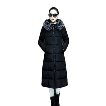 מעילי נשים אישה במעיל החורף 2022 נשי מעיל חורף חם נשים פרווה קפוצ ' ונים של נשים ארוכה והברדסים J986