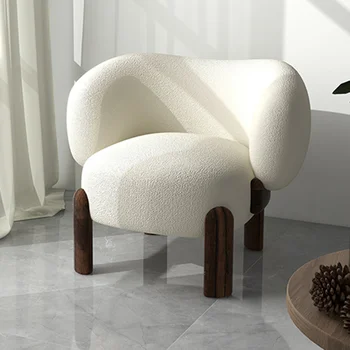 עץ יחיד הלבן כיסא בעיצוב מודרני מבוגרים רפידות אופנה פלאפי כיסא הפוף מנהלים ארגונומי Chaises דה סלון ריהוט הבית