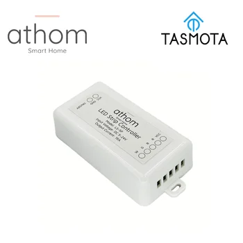 ATHOM הספק גבוה מראש הבזיק Tasmota RGBW אור LED הרצועה בקר 5V-24V 16A