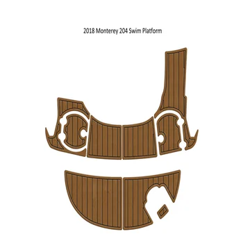 2018 מונטריי 204 לשחות Platfrom שלב משטח הסירה קצף EVA דמוית עץ טיק לסיפון שטיח הרצפה