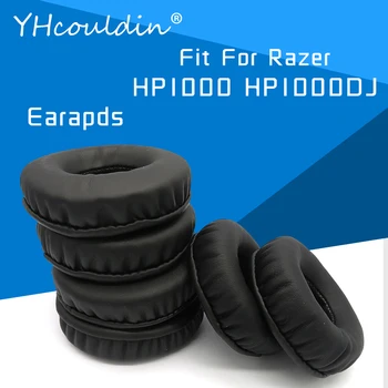 Earpads על Denon DN HP1000 HP1000DJ אוזניות Accessaries החלפת כריות אוזניים חומר עור מקומט