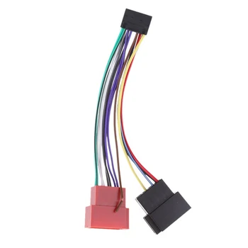 רתמות מתאם רדיו תקן ISO מחבר מתאם 16 Pin Plug הרכבל חוט כבל מתאם