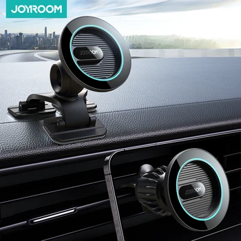 Joyroom מגנטי מחזיק טלפון לרכב מתאים משטחים מעוגלים הרכב מחזיק טלפון הר גמיש & יציבה לוח מחוונים הטלפון רכב הר