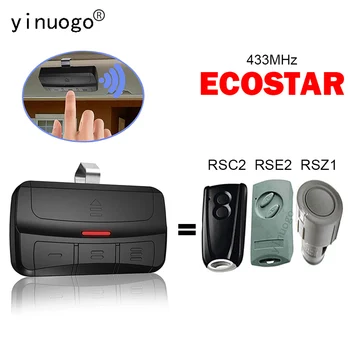 ECOSTAR RSC2 RSE2 RSZ1 דלת המוסך שליטה מרחוק 433MHz שליטה מרחוק Duplicator ECOSTAR דלת המוסך פותחן 433.92 MHz המפתח לשער