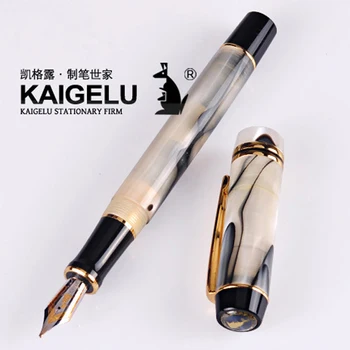 MMS KAIGELU 316 בסגנון קלאסי מעיין אירידיום עט הזהב אקרילי קליפ השיוש חבית בינוני החוד כותב עסקי האופנה מתנה