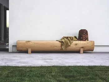 ריהוט נורדי Homestay ספסל טלוויזיה ארון עץ מלא יצירתי הנעל משתנה שרפרף עץ