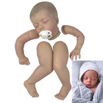 21Inches כבר 3D צייר מחדש את הבובה ערכת ג ' וד לא מורכב בעבודת יד DIY חלקי הבובה עם מטלית הגוף לצבוע את השיער ורידים