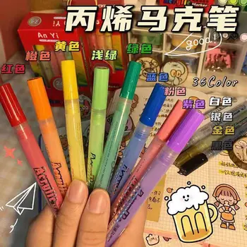 אקריליק עט סימון פיצוץ של ילדים בצבעי עט פיגמנט על בסיס מים אקריליק עט 60 צבע עט סימון צבע קרמיקה עט