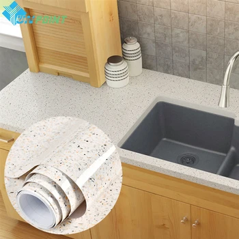 PVC השיש באמבטיה מדבקות עמיד למים עמיד אריחי טפט דביק אמבטיה שירותים בז ' טרצו שיש סרט