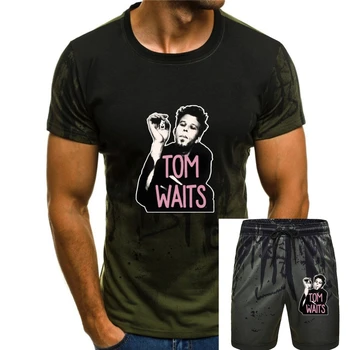 גברים חולצה טום וויטס רטרו בסגנון Fanart עיצוב חולצת טי נשים חולצה