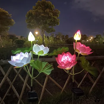 פרחים מנורות דקורטיביות פיית אור הדשא חצר פטיו הנוף מנורת אור הפיות פטיו מסיבת גן, עיצוב