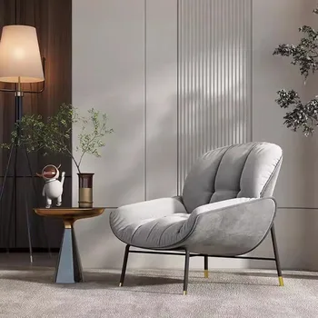 הסלון המודרני הכיסא עצלן נורדי נוח עצלן מעצב כיסא הטרקלין המבטא קריאה Sillon בודדים רהיטים לחדר שינה-DWH