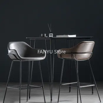 נורדי עיצוב מרגיע בר כסאות משק מודרני מינימליסטי יצירתי בר כסאות הקבלה Taburetes De Cocina רהיטים WZ50BC