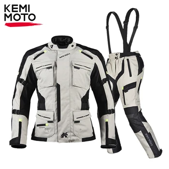 DUHAN חליפת מוטוקרוס אופנוע ז ' קט של גברים מקצוע Chaqueta מוטו עמיד למים רוכב מירוץ Jaqueta Motociclista מגן