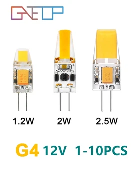 סיליקה ג 'ל מיני נורת LED G4 מתח נמוך 12V צ' יף לבן חם אור מתאים עבור החלפת מנורת הלוגן 20W עם מנורת קריסטל