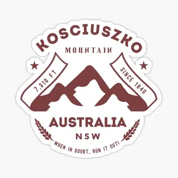 הר קושצ ' ושקו באוסטרליה 5PCS רכב מדבקות על בקבוקי מים נייד חמוד קיר קישוטים מדבקות אופנוע הפגוש החדר