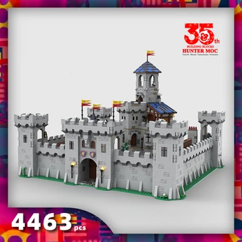 ילדים לבנים טירה מימי הביניים צעצוע אבני בניין לבנים אריה סדרת טירה moc אדריכלות לילדים סט מודולרי מגדל הטירה