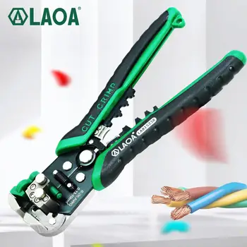 LAOA אוטומטי בוקסות כלים חותך תיל צבת חשמלי, כבל הפשטה צבת לחיצה כלי חשמלאים טייוואן