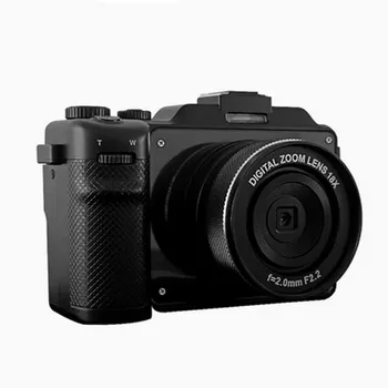 כפול עדשה 48MP רטרו מצלמות דיגיטליות לצילום אוטומטי להתמקד בציר מצלמת וידאו 18X 4K, צילום וידאו מצלמה DIY פגזים