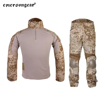 Emersongear טקטי Gen2 לחימה חולצות&מכנסי אימון חליפת מדים סט בגדים איירסופט ציד טיולים ספורט תחת כיפת השמיים. אס EM6976