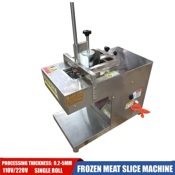 חשמלי בשר מבצעה קפוא בשר לחתוך מכונה אוטומטית בשר לחתוך מכונת בשר כבש מלונים